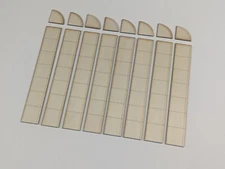 O Scale Laser Cut Sidewalk New Pattern - 220 Scale Feet 1:48 Layout Scenery