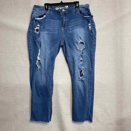 Seven7 Women Slim Straight Jeans 