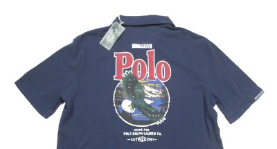 Polo Ralph Lauren Men's Blue Polo Country Classic Fit Pocket Polo