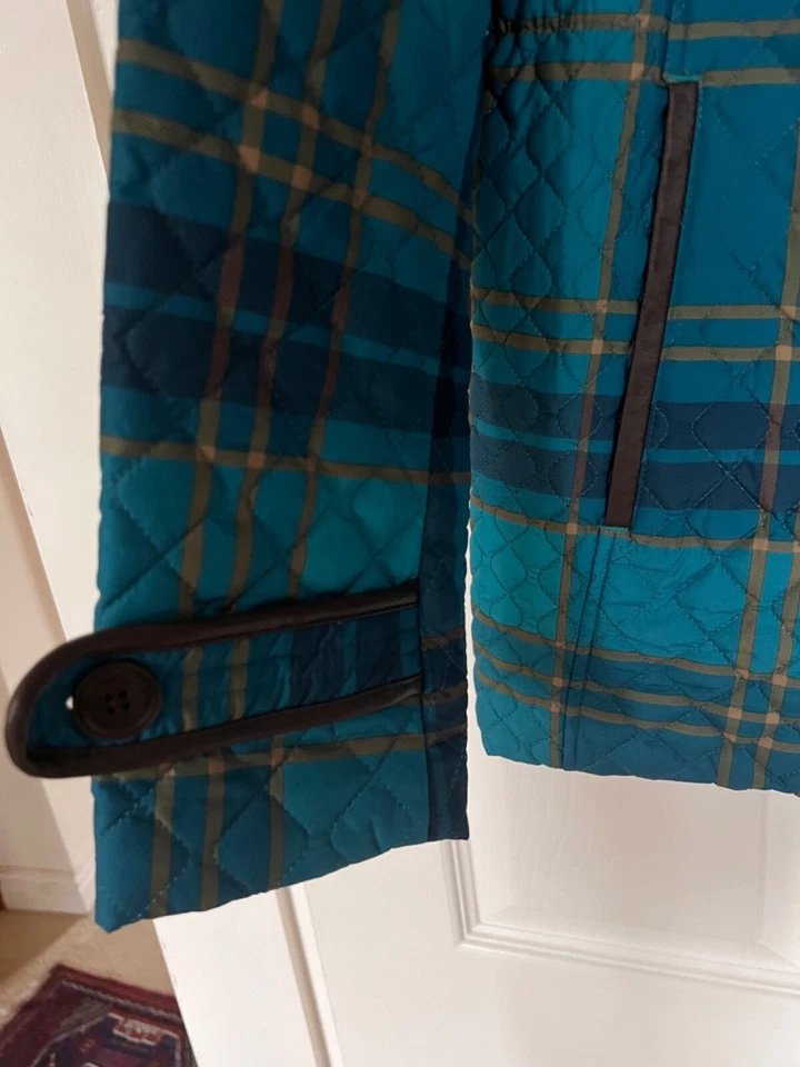 Land's End Primaloft Navy  Quilted Lightweight Padded Coat Jacket XS fits like s - Image 3 of 4