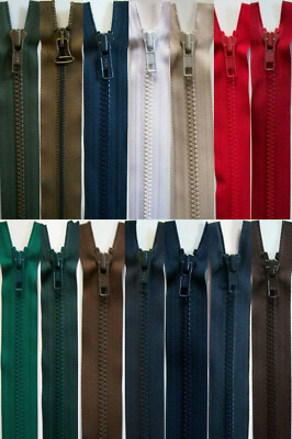YKK or Dulon 32 Inch Separating Zippers #5 Made in USA Jackets, Coats, etc.