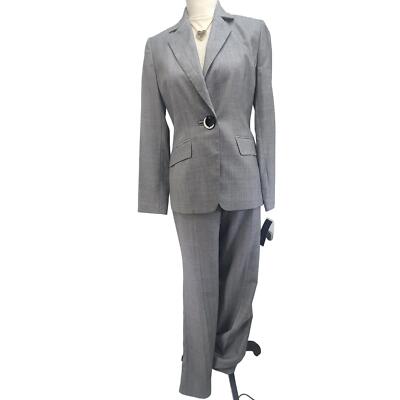 Context. Y2K Wool Blend Pants & Blazer Suit Set. Size 6 NWT! 