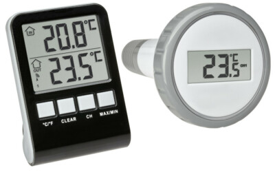 TFA 30.3067.10 Palma Funk Pool Thermometer digital Teich Schwimmbadthermometer
