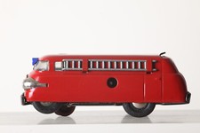 Schuco Varianto 3044 Uhrwerk Feuerwehr rot Made Western Germany  (135806)