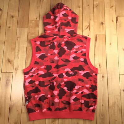 Abc APE® BATHING A hoodie vest camo Ape Bathing A 00s Oops トップス Camo INT – website official Bape | Vest Down トップス
