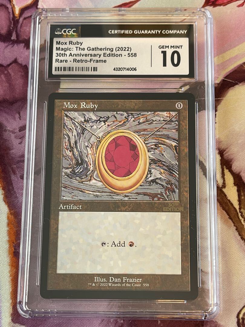 CGC10 MTG 30Th Anniversary Edition Mox Ruby | eBay CGC10 MTG 30Th Anniversary Edition Mox Ruby | eBay