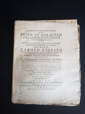 Picam et Malaciam Morbi Genus..., circa 1780, Psychiatry