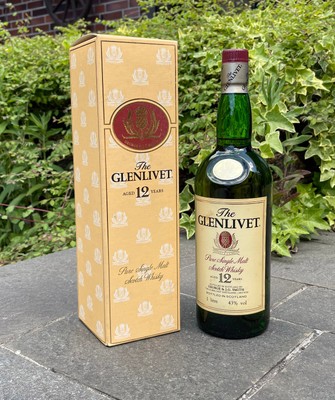The Glenlivet   12 Jahre (1,0 Liter, 43%)   Rarität 90er Jahre