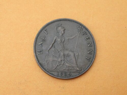 1912 One Penny Münze Großbrtannen Kng George V