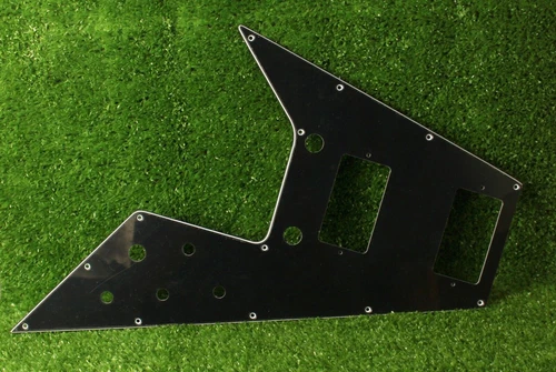 Flying V 67 Reissue Pickguard For Gibson Guitars - Black 3 Ply