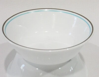 *New Corelle TREE BIRD 18-oz SOUP CEREAL BOWL 6 1/4" *Turquoise Blue & Brown Rim
