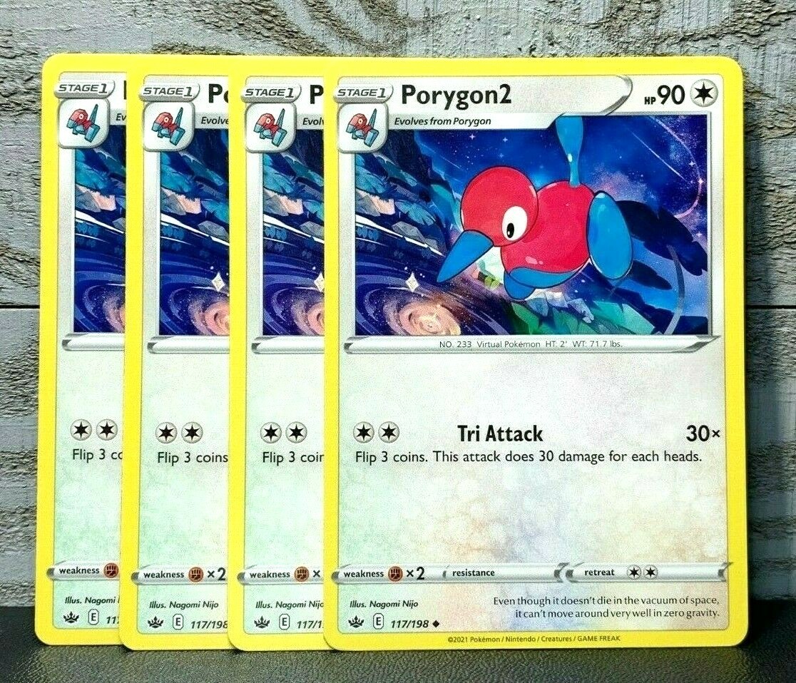 Porygon2 117/198 Playset uncommon Pokemon Card Chilling Reign