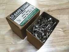144 New So Hard #10 x 1/2" Nickel Plated Steel Oval Head Wood Screws Slotted 144 New So Hard #10 x 1/2" Nickel Plated Steel Oval Head Wood Screws Slotted - Image 1