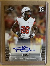 Terrell Burgess auto 2020 Leaf rookie