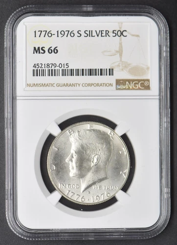 1976-S Kennedy Silver Half Dollar NGC MS66 50C - COINGIANTS -