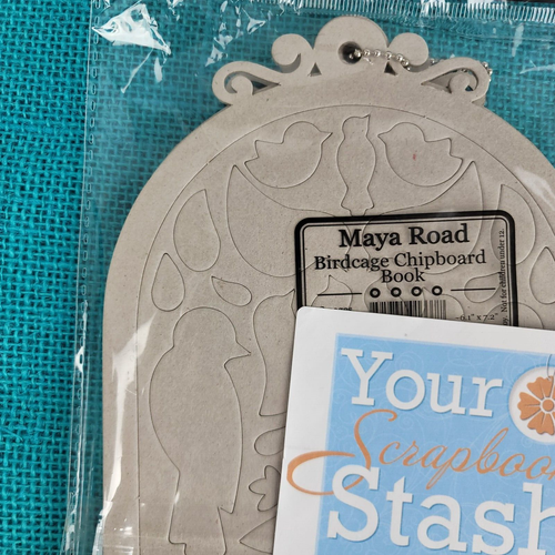 3 Maya Road Die Cut Albums Chipboard Birdcage 6x7 Acrylic Bird Butterfly 5x4 - Picture 4 of 17