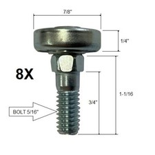 Glider Rocker Bearings 2  8 SET 