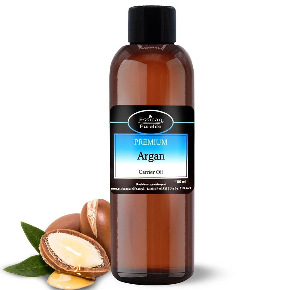 ARGAN OIL - 100% Pure and Certified Moroccan Argan Oil. 5 Sizes (50ml to 1000ml)