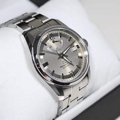 Orient Star Automatic Gray Dial Stainless Steel Men's Watch RE