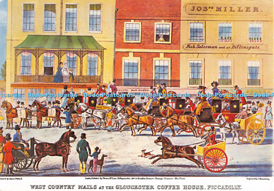 D009160 1984. West Country Mails. Gloucester Kaffeehaus. 1828. Pollard. Rosenbe