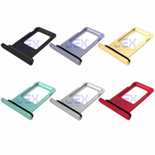 iPhone 11 Replacement Nano Single Sim Card Holder Tray + Rubber Gasket