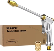 Garden Hose Nozzle, High Pressure Water Hose Nozzle Sprayer Head,Fits 3/4” Garde