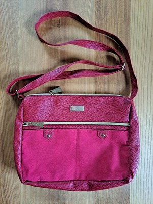 Original Daniel Hechter Handtasche Rot/Fuchsia,Guter Zustand, 33 X 25 cm
