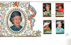 1996 BRITISH VIRGIN ISLES - QUEEN'S 70th - BENHAM SILK  FDC FROM COLLECTION C10