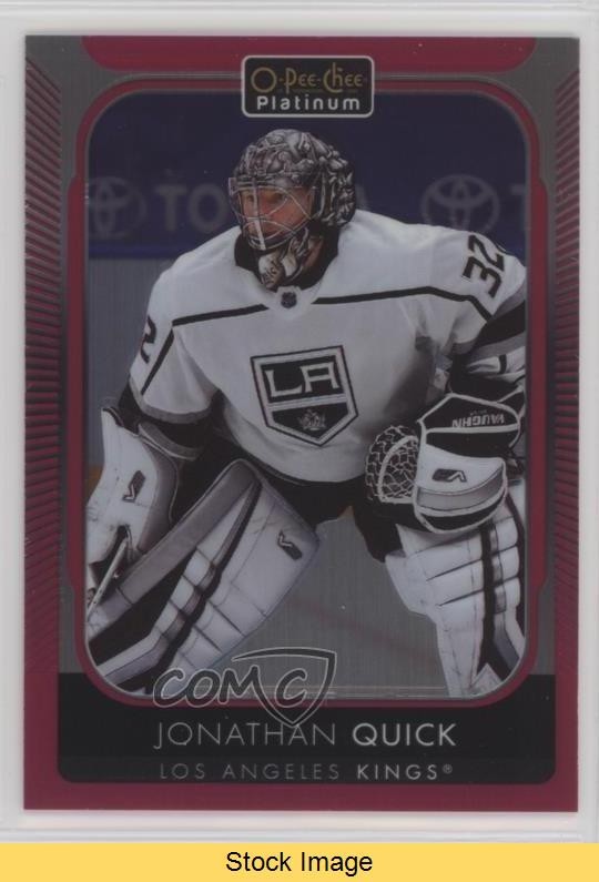 2021-22 O-Pee-Chee Platinum Matte Pink Jonathan Quick #128 READ af3