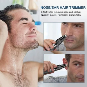 Nose Hair Trimmer Rechargeable Shaving Nose Trimmer Cleaning Mini Pogonotomy Rep