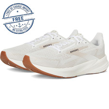 Authentic Brooks Women's Revel 8 Comfort White/Chateau Grey B-Medium Size US