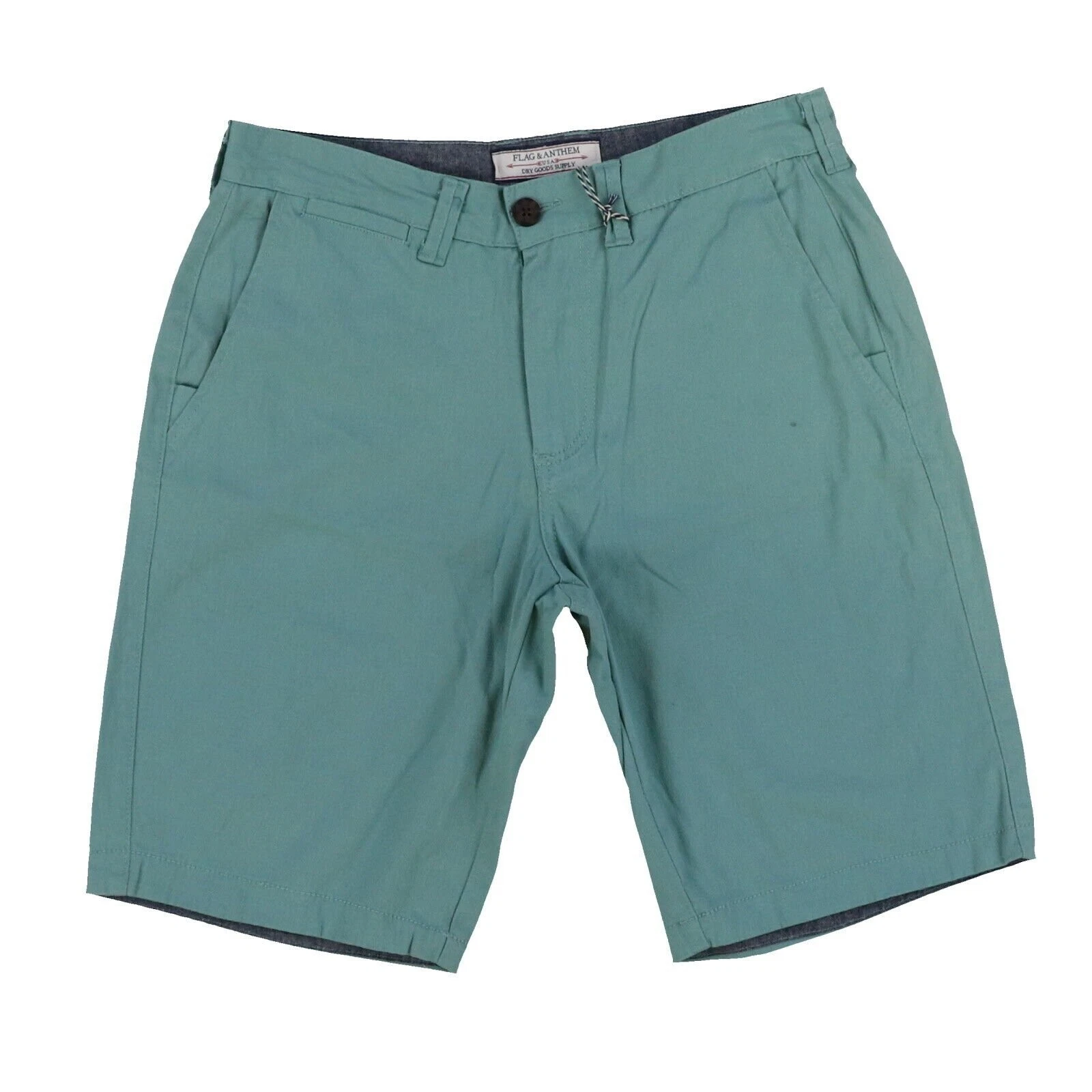 Flag & Anthem Men's Shorts Stretch Casual Bottoms Flat Front Pockets 30 New