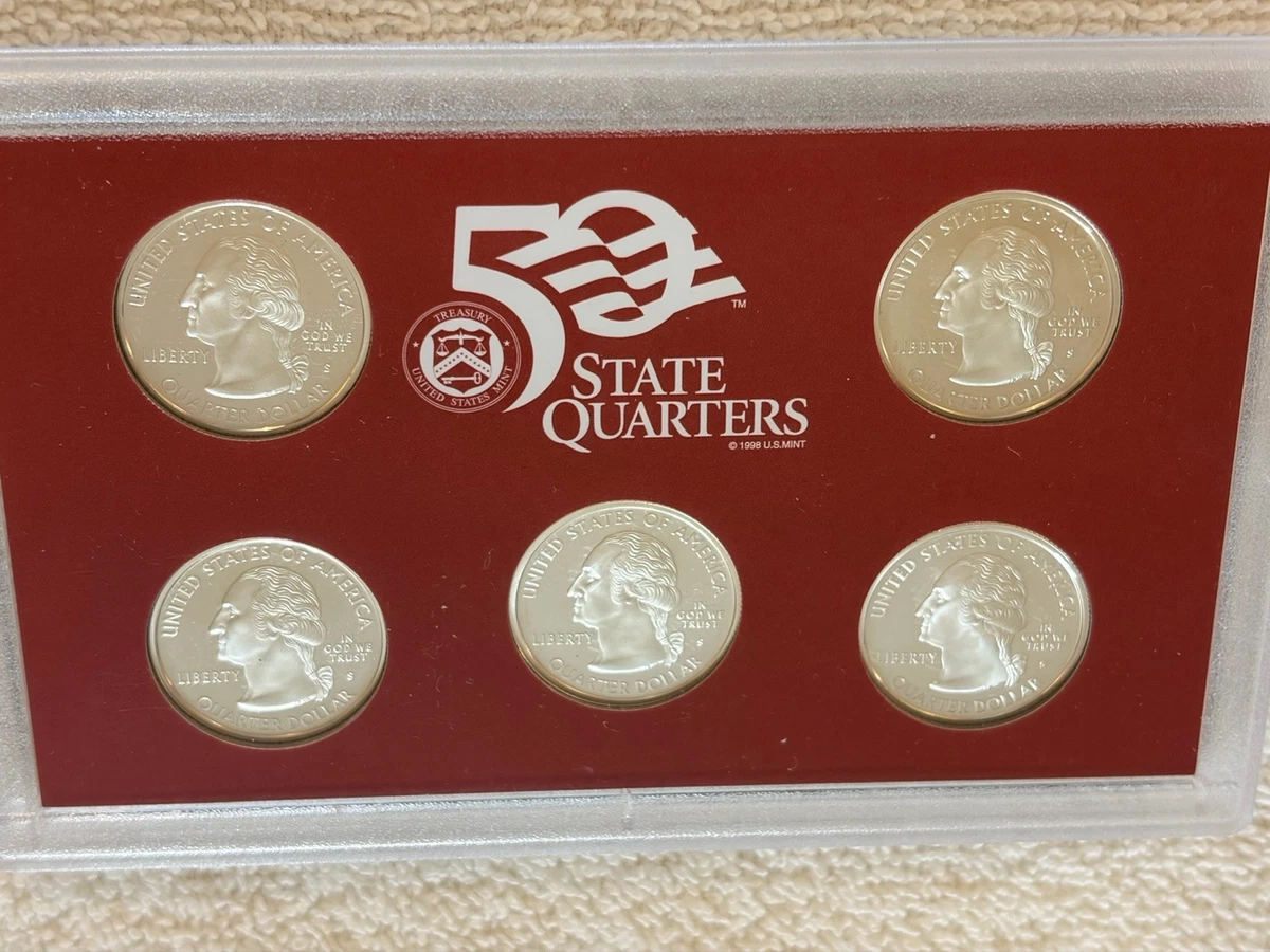 U.S. Mint Certified Proof 50 State Set US State Quarters (1999