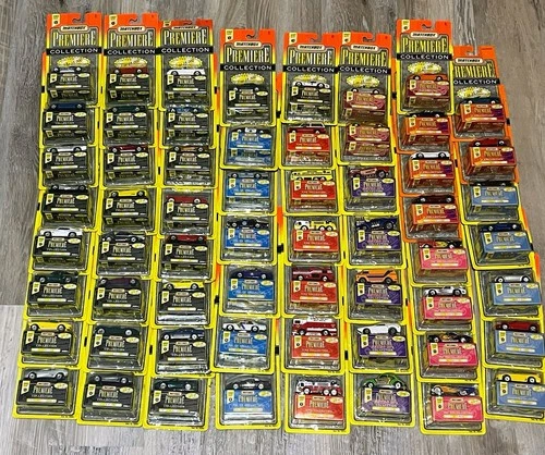 Matchbox Premier Collection Lot — 60 Vintage Diecast Cars (1990s, Mattel, New)