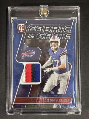 2024 Panini Totally Certified - Fabric of the Game Josh Allen #FG-JSA Mirror...