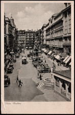 Vienna Austria Graben Street Vintage 1951 Posted Real Photo Picture Postcard