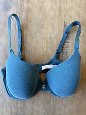 Victoria's Secret PINK Wear Everywhere T-Shirt Bra 36DD Blue Padded Underwire