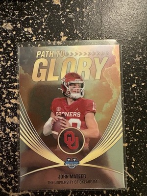 2025 Bowman Chrome U Path to Glory John Mateer Oklahoma #PG-20 Rookie