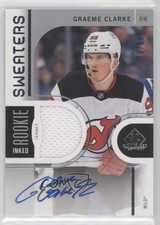 2024 Upper Deck SP Game Used Inked Rookie Sweaters 76/99 Graeme Clarke Auto 0hj7