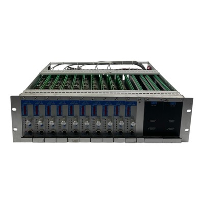 ATI Audio Technologies RM100 Amplifier Rack w/10x MDA-100/2x PS-100 Modules