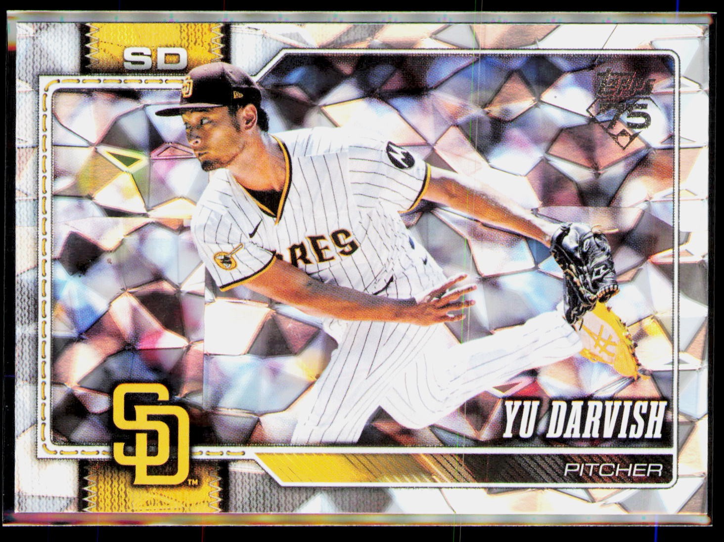 2026 Topps #94 Yu Darvish Diamante Foil