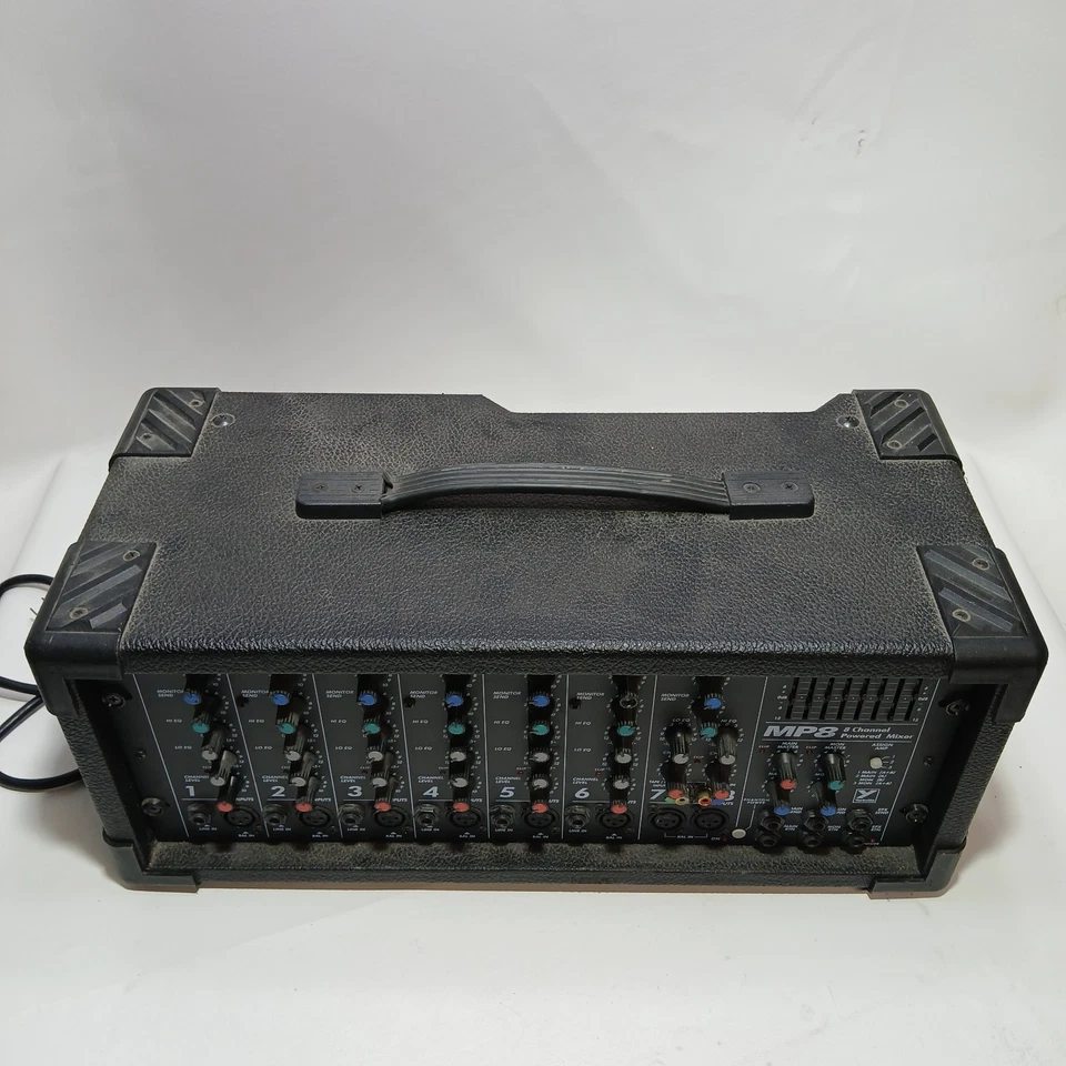 Yorkville MP8 8-Channel Powered Mixer – 150W Amplifier, Tested Works - Image 2 of 4