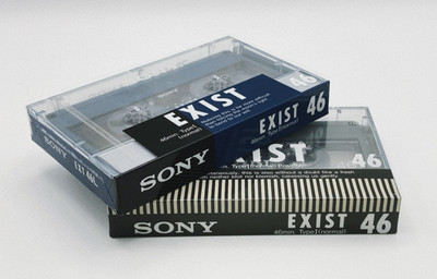 Sony EXIST 46 Cassette Tape TypeI 2pcs Set - New Sealed - Made in Japan