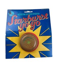 Vintage Hummingbird Starburst Yo-Yo Real Hardwood Made in USA NOS