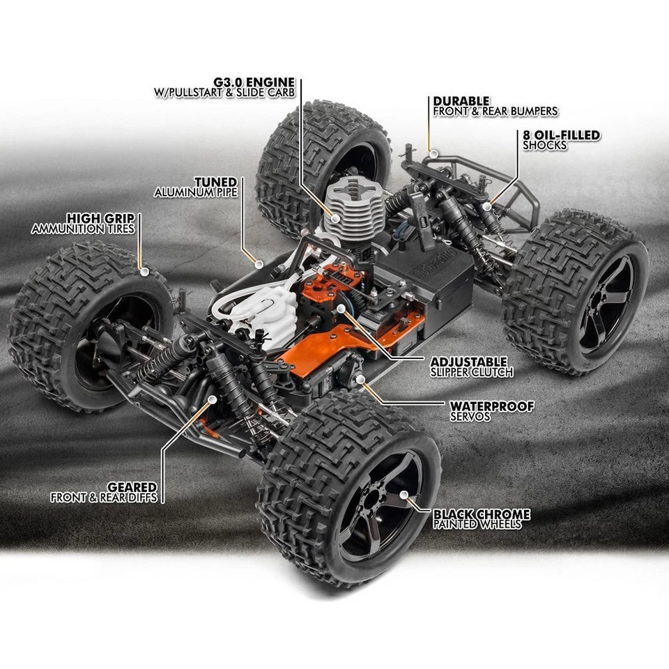 HPI 110660 Bullet ST 3.0 RTR 2,4GHz Nitro Stadium Truck - Bild 2 von 4