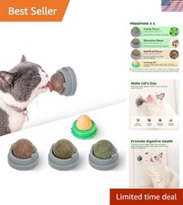 Catnip Silvervine Balls 4 Pcs Extra Cat Energy Ball, Edible Kitten Lick, Teet...