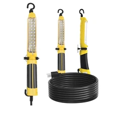 LED Trouble Light (25FT), Handheld Corded Work Lights with Strong Magnet, Dou...