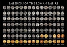 Kaiser des Römischen Reiches A3 Münzplakat
