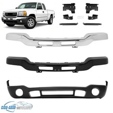 Front Bumper Kit Brackets Bumper Valance For Gmc Sierra 1500 2500 3500 2003-2007