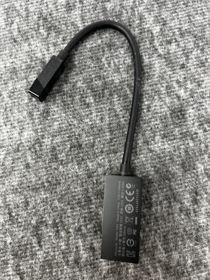 Genuine Microsoft Mini DP DisplayPort to HDMI 1553 Adapter for Surface Pro ~Used - Image 4 of 4